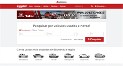 Desktop Screenshot of blucarros.com.br